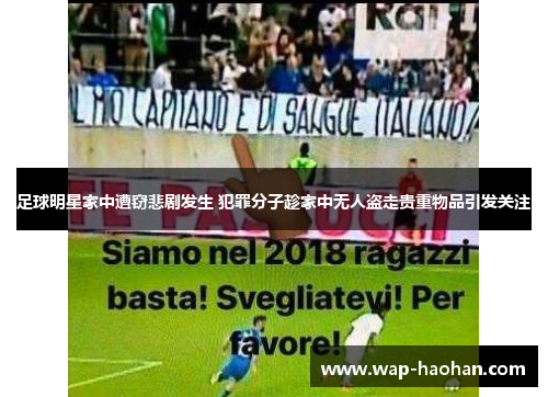 足球明星家中遭窃悲剧发生 犯罪分子趁家中无人盗走贵重物品引发关注 足球明星家中遭窃悲剧发生 犯罪分子趁家中无人盗走贵重物品引发关注